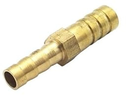 1 unidad, 4mm, 5mm, 6mm, 8mm, 10mm, 12mm, 14mm, 16mm, 18mm, 20mm, espiga for manguera recta de 2 vías, conector reductor de montaje de tuberías de latón (Size : 8-5mm)