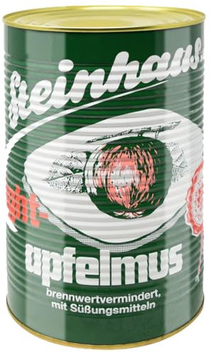 Steinhaus Apfelmus light mit Süßungsmittel Püree ohne Stücke 4300g