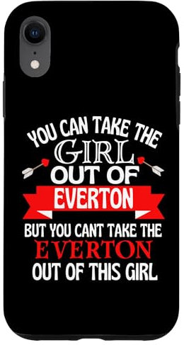 Everton Girl Cant Take Her Out Of Everton Case for iPhone XR