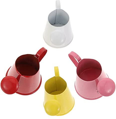 ibasenice 4piezas Mini Regadera De Riego para Plantas De Resistente Juguetes De Riego para Niño Niña Accesorios Decorativos para Mini Casas para Plantas y Suculentas