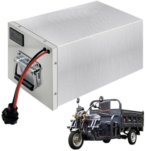 FREEDOH Batterie de Moto 60V Batterie au Lithium 60V Batterie Rechargeable 60V 40AH 52AH 60AH 75AH 100AH ​​pour kit Moteur 0-6000W avec Chargeur,60v100ah
