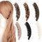 Esshogo Vintage Bananenspange, Dickes Haar Banana Clip, Bananenspange Haare, Vintage Bananen-Haarspangen Pferdeschwanz, Spange Haarclips, Haarklammer für Frauen und Mädchen, Bananen Haarspangen