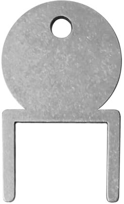 TOMSTRAD Unbreakable metal dispenser key: fits Evolve, Dolphin and Northwood soap, toilet roll and paper hand towel dispensers. (1)