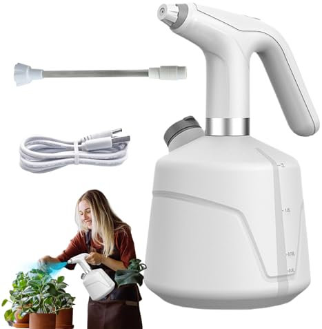 Genérico Pulverizador para Plantas,Electrica Automática Para Plantas | Pulverizador Recargable Continuo De 2L Portátil Para Limpieza, Cuidado De Orquídeas, Jardinería Y Más