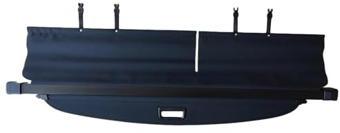 GEPCO Laderaumabdeckung Rollo kompatibel mit Toyota RAV4 III (XA30) 2005-2012 | Kofferraumabdeckung Hutablage Gepäckraumabdeckung | Kofferraumrollo Sichtschutz Schwarz | OEM 6491042020