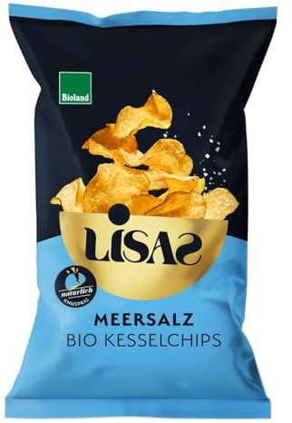 Lisas Kesselchips, Meersalz, 115g