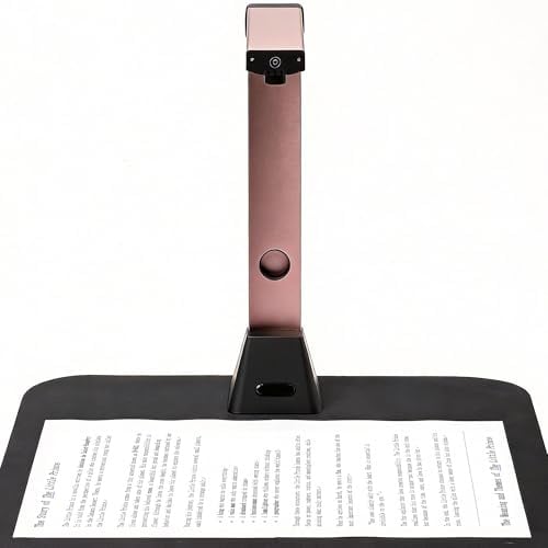 Venkillian Scanner Documenti Portatile A3: 13MP Alta Definizione Scansione Multi-Formato con OCR 130 Lingue Appiattimento Curve USB Windows (Non Compatibile Mac) per Casa Ufficio Business Istruzione