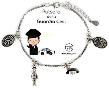 Promojoya Pulsera Eres lo mas Guardia Civil con Colgantes