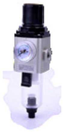 RIEGLER 178357-GAC 05 Filterregler »GA-mini« 5 µm, BG 200, G1/8, 1,5-9 bar, Ablass HA, 1Stk