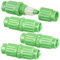Royal Gardineer Zubehör zu Gartenschlauch-Adapter: 4 Kupplungen zur Reparatur dehnbarer Gartenschläuche PRO.V2, V3 & V5 (Gartenschlauch kürzen, Schnellkupplung, Schrumpfschlauch)