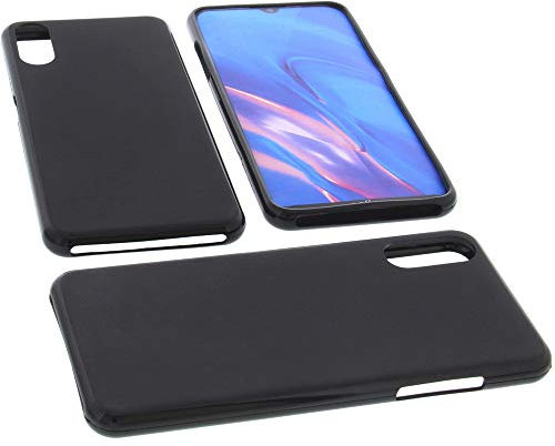 foto-kontor Hülle kompatibel mit TP-Link Neffos C9 Max Tasche Gummi TPU Schutz Handytasche schwarz