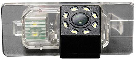 HD 720p Rückfahrkamera Wasserdicht Nachtsicht Rückansicht Kamera Einparkhilfe Rueckfahrkamera für Audi A1 A3 8P A4 A5 S4 RS4 A6 C6 S6 RS6 A8 S8 Q5 Q7 (B=Clip Connector)