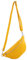 modamoda de T211 Damen Leder Bauchtasche Brusttasche Hüfttasche handmade in Italy, Farbe:Sonnengelb