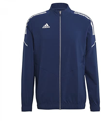 Adidas, Condivo 21 Primeblue, Zip-Sweatshirt., Team Marineblau/Weiß, S, Mann