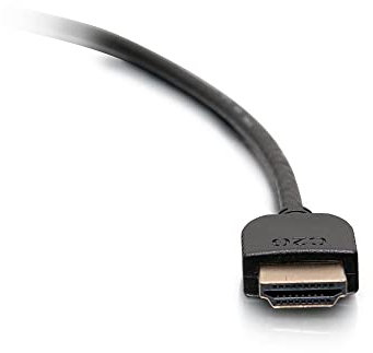 C2G - Cavo HDMI flessibile ad alta velocità con connettori a basso profilo compatibile con Xbox One, Xbox Series S, Blu-ray, DVD, PS4, PS5, Smart TV, Soundbar e monitor