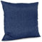 ANRO Kissenbezug Kissenhülle Kissen Sofakissen Zierkissen Deko Kissenbezüge Leinenoptik Jeansblau 50x50cm mit Füllung
