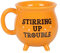 Stirring Up Trouble Ceramic Orange Cauldron Mug (5/20)