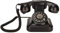 Vintage Festnetztelefon, Schnurgebundenes Telefon Im Klassischen Stil, Altmodisches Telefon mit Wählscheibe, für Home Office Cafe Star Hotel Decor