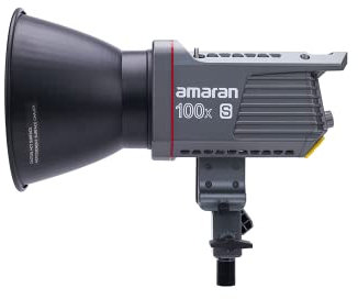 Aputure Amaran 100x S - Luce Video COB Bi-colore, Luce Puntiforme Compatta e Leggera a LED, 100W 2700-6500K Luce Chiave per Fotografia e Videografia, Compatibile con l'Accessorio Universale Bowens