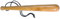 blntackle76 Fischtöter robust in Baseballschläger-Form zum Angeln Schlagholz Fischbetäuber Priest inkl. Handschlaufe 28 oder 38cm (28 cm)