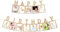 Happy Birthday Foto Banner, Vintage Kraftkarton Papier Geburtstag Fotorahmen Bilderalbum Foto Banner Wimpelkette Girlande für Kinder und Erwachsene Mädchen Geburtstag Party Dekoration