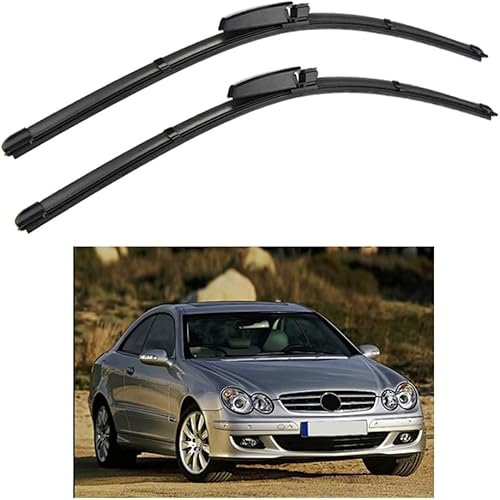 HESTAY Auto Scheibenwischer für Benz CLK-Class W209 C209 22+22 2002-2009, HD Leiser Scheibenwischer Ohne Knochen,A