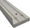 TRINGLE DECO Rail PVC Blanc de 180 cm tout équipé (glisseurs, embouts, arrêt, vis, chevilles, cache vis) pour rideaux 2 voie avec profil de décoration blanc