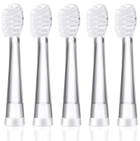 Ersatzbürsten Kinder für Seago SG513/SG977/SGEK6/DT-K6/DT-BB1, 5er Kinder Elektrische Zahnbürste Ersatzkopf für Seago(18-36month)
