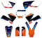ENARUI Dekor Aufkleber Decals Graphics Kompatibel mit KTM SX 85 SX85 2006 2007 2008 2009 2010 2011 2012
