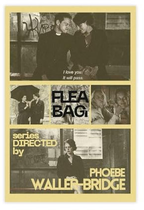 AAVEDA TV Fleabag 7 Leinwand-Poster, Schlafzimmer-Dekor, Sportlandschaft, Büro, Raumdekoration, Geschenk, ungerahmt, 30 x 45 cm