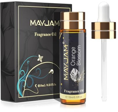 MAYJAM Olio Essenziali di Fiori d'arancio 10ML, Olio Di Fragranza Premium Per Diffusori di Olio Essenziali, Aromaterapia, Casa, Bruciatore Di Olio
