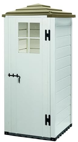 Garofalo - Casetta da Giardino in Resina - Tuscany Evo 80 Pagoda - 90 x 90 x 198H - 0.81 Mq