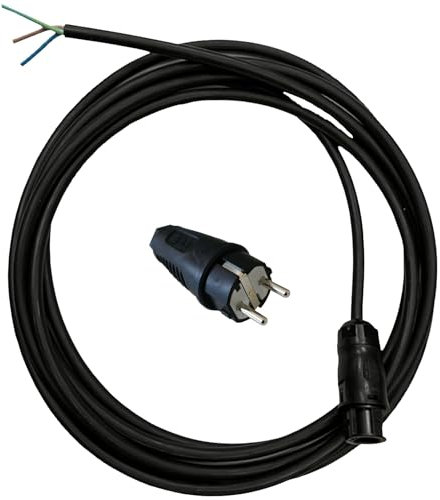 AC Anschlusskabel Betteri- und Schuko-Stecker 10m