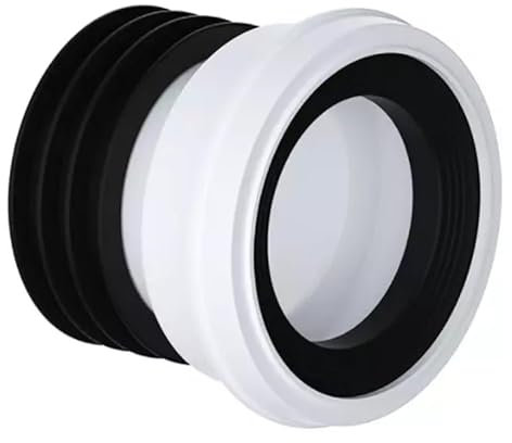 Viva 110mm Straight Rigid easi-fit WC pan Connector for use with 4 (110mm)