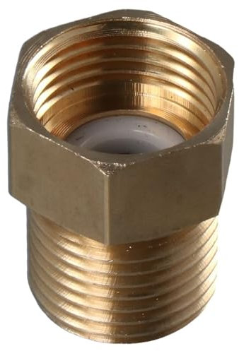 1/2 Zoll Goldmessing Einwegventil Rückschlagventil Rückflussventil Innen-/Außengewinde Ozonbeständigkeit Öl Wasser Gas Rückschlagventil