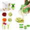 Espirilizador Calabacines Manual-Cortador de Verduras para hacer Espaguetis de calabacin- Pelador Calabacin Espagueti de Regalo y Dos Cuchillos