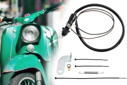BISOMO Umrüstsatz Bremslichtschalter wartungsfrei 6V / 12V inkl. Befestigungswinkel verzinkt + Kleinteile für Simson KR51/1 Schwalbe