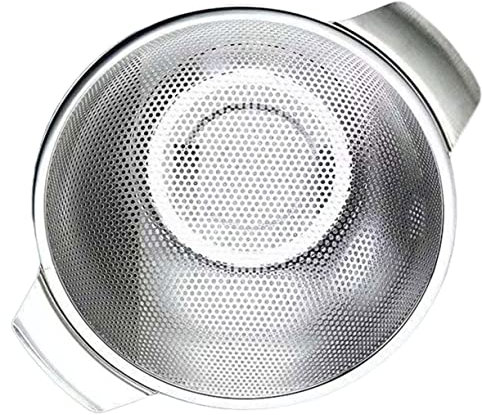 OFFSCH Cesta De Drenaje De Metal Colador Colador De Fina De Arroz Escurridor Cocina