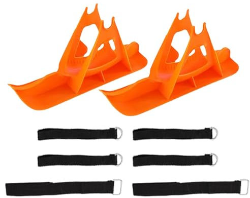 Ausgewogener Schlitten für Radsport auf Schnee, Schneeskifahren | Tragbares Rad-Snowboard, Befestigung von Winterschlitten, robustes Snowboard für Trolley