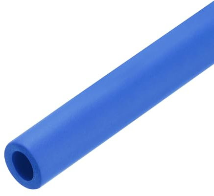QUARKZMAN 1 x 2m Rohrisolierung Schaumstoff, Durchmesser 12mm Isolierstärke 4mm Heizungsrohr Verkleidung für Fitnessgeräte, Rohre, Handhaben (Blau)
