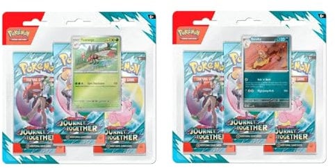 Pokemon TCG Scarlet & Violet 9 Journey Together Three Booster Blister