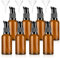 8 Pcs 30 ML Flacon Pompe Vide en Verre Marron, Flacons à Pompe en Verre Ambré Vides Rechargeables, Bouteilles Distributeur de Lotion avec Pompe pour Lotions Crème Cosmétiques, avec 4 Entonnoirs