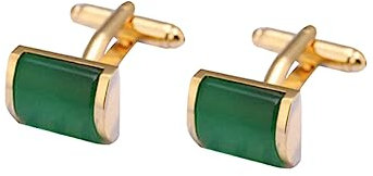 CALLARON 2 Stück Opal Für Herren Elegante Hemdknöpfe Kreatives Design Zum Tragen