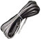 Corde de treuil synthétique 15,2 m 4,8 mm robuste 2,5 t pour bateau, voitures, SUV, ATV