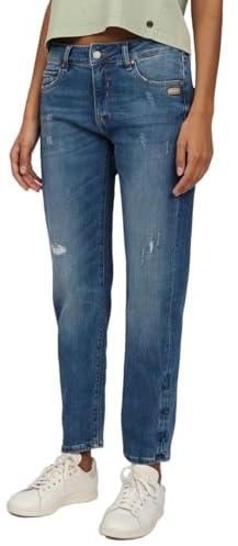 Gang Nadia Cropped Boyfriend Fit Pant (DE/NL/SE/PL, Bundweite, 26, Regular, Regular, Truly Worn Wash)