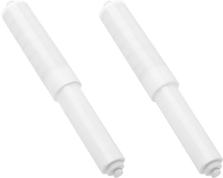 MEGAVOW Plastic Toilet Tissue Roll Holder, Universal Toilet Tissue Roll Holder Insert, Replacement Paper Spring Loaded Spindle, Roller Holder，Tissue Spindle for Bathroom/WC