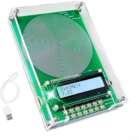 Generatore di frequenza V2 personalizzato regolabile da 0,1 Hz a 30 kHz con risonanza SchumannWave 7,83 Hz per alleviare lo stress meditazione e migliorare il sonno