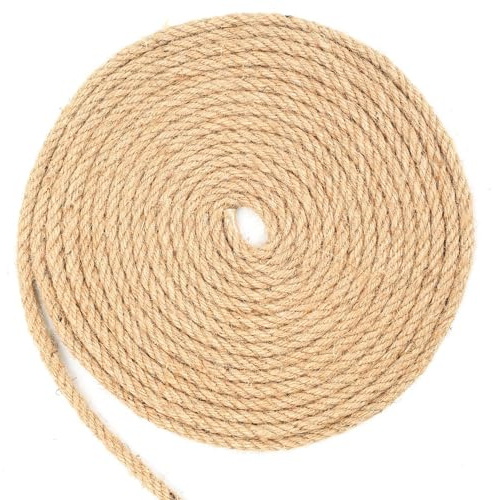 1 RotoloCorda Canapa, 8 mm x 25 m Spago Juta, Corda Iuta Rotolo, Corda di Jutas, Spago di Juta Naturale Marrone per giardinaggio, impacchettamento fai da te, campeggio, decorazioni