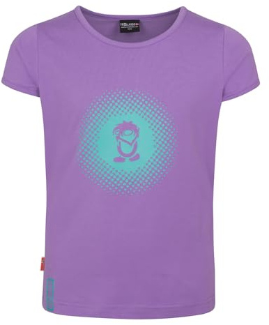 Trollkids Girls Logo T 164, Violet Sorbet/Graphite
