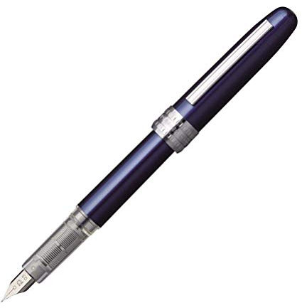 PLATINUM Plaisir PGB-1000#56 Füllfederhalter/Federstärken: F fein/Farbe: Blue/Blau/Handgefertigt/Kunststoffverpackung/Füllhalter